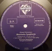 LP - Robert Schumann , Rheinische Philharmonie , Erich Böhlke - Rheinische Symphonie (Symphonie Nr. 3 Es'dur Op. 97)