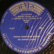 LP - Schumann - Symphonie Nr. 3 'Rheinische' / Manfred Ouvertüre