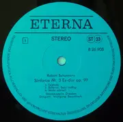 LP - Schumann - Sinfonie Nr. 3 / Manfred-Ouvertüre - Blue Labels