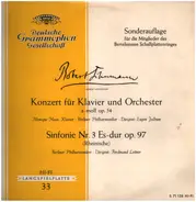 Robert Schumann / Berliner Philharmoniker, Ferdinand Leitner - Sinfonie Nr.3 Es-dur op.97; Konzert für Klavier und Orchester a-moll