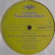 LP - Robert Schumann / Edvard Grieg - Géza Anda , Rafael Kubelik , Berliner Philharmoniker - Klavierkonzerte In a-moll · Piano Concertos In A minor