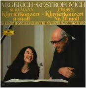 LP - Robert Schumann / Frédéric Chopin - Martha Argerich , Mstislav Rostropovich , National Symphony Orc - Concerto Pour Piano / Concerto Pour Piano N° 2