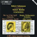CD - Robert Schumann Re-orchestrated By Gustav Mahler , Bergen Filharmoniske Orkester , Aldo Ceccato - Symphonies N°3 In E Flat, Op.97 'Rhenish', N°4 In D Minor, Op.120 - Re-orchestrated by Gustav Mahler