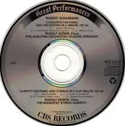 CD - Schumann - Piano Concerto / Piano Quintet