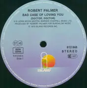 12inch Vinyl Single - Robert Palmer - Bad Case Of Loving You (Doctor, Doctor)
