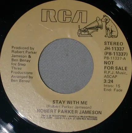 Robert Parker Jameson - Stay With Me