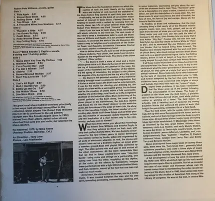 Robert Pete Williams And Snooks Eaglin - Rural Blues