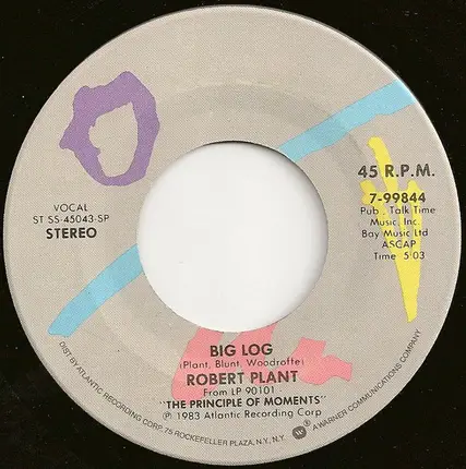 Robert Plant - Big Log