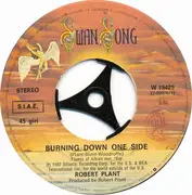 7inch Vinyl Single - Robert Plant - Burning Down One Side