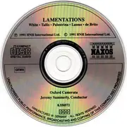 CD - Robert White , Thomas Tallis , Giovanni Pierluigi da Palestrina , Roland de Lassus , Estêvão de Bri - Lamentations