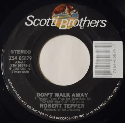 Robert Tepper - Don't Walk Away