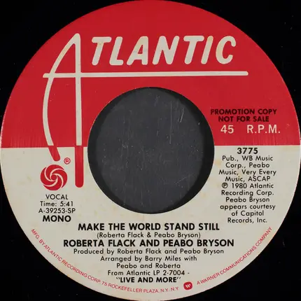 Roberta Flack And Peabo Bryson - Make The World Stand Still