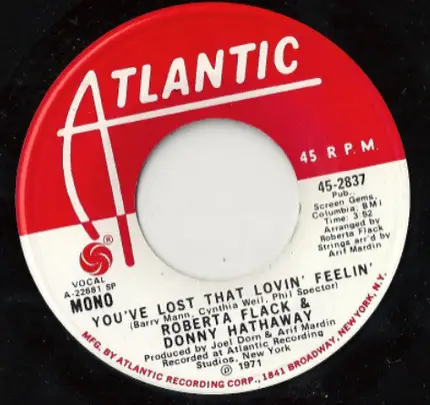 Roberta Flack & Donny Hathaway - You've Lost That Lovin' Feelin'