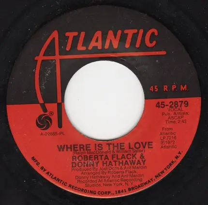 Roberta Flack & Donny Hathaway - Where Is The Love