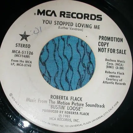 Roberta Flack - You Stopped Loving Me