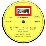 LP - Robert Arthur - Die Drei ???   8 - Und Der Grüne Geist - still sealed
