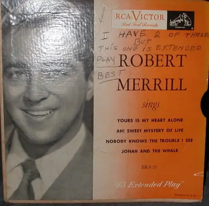 Robert Merrill - Sings