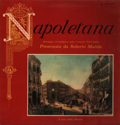 Roberto Murolo - Napoletana - Antologia Cronologica Della Canzone Partenopea - Terzo Volume