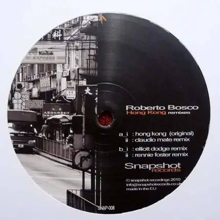 Roberto Bosco - Hong Kong Remixes