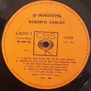 LP - Roberto Carlos - O Inimitável
