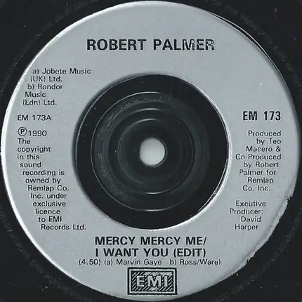 Robert Palmer - Mercy Mercy Me / I Want You