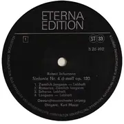 LP - Schumann - Sinfonie Nr.4 D-moll - Ouverture, Scherzo Und Finale E-dur