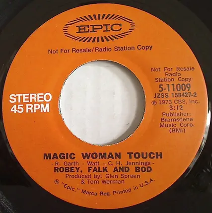 Robey, Falk And Bod - Magic Woman Touch