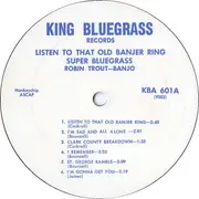 LP - Robin Trout & Super Blue Grass - Listen To That Old Banjer Ring