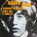 7inch Vinyl Single - Robin Gibb - August October / Give Me A Smile