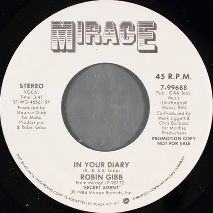 Robin Gibb - In Your Diary