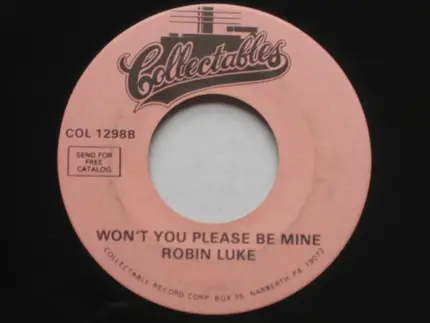 Robin Luke - Susie Darlin / Won't You Please Be Mine