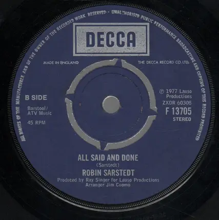Robin Sarstedt - Just Tell Her Jim Said Hello