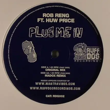 Rob Reng Ft. Huw Price - Plug Me In