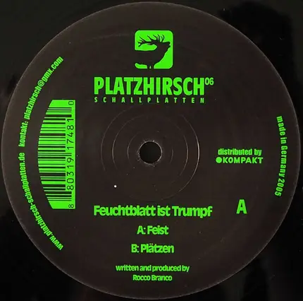 Rocco Branco - FEUCHTBLATT IST TRUMPF