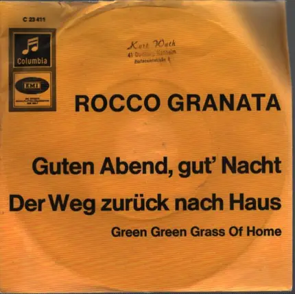 Rocco Granata - Guten Abend, Gut' Nacht / Der Weg Zurück Nach Haus