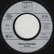 7inch Vinyl Single - Rocco Granata - Ancora