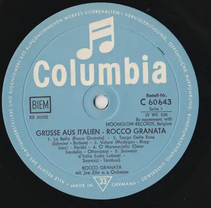 Rocco Granata - Grüsse Aus Italien