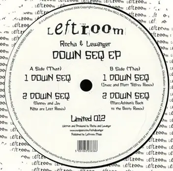 Rocha & Lewinger - Down Seq EP