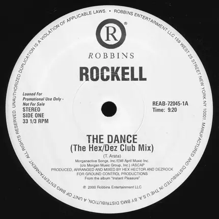 Rockell - The Dance (The Hex / Dez Remixes)