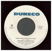 7inch Vinyl Single - Rocker J. And Sister Fan - Thank God For Rock & Roll