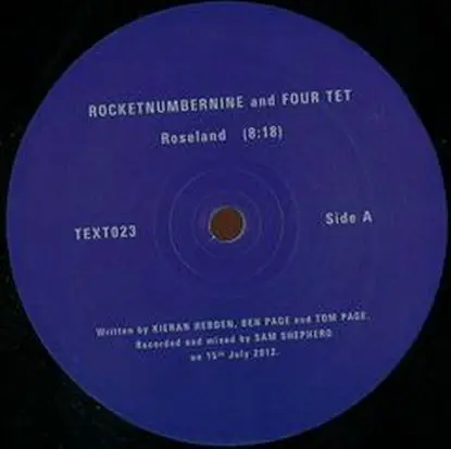 Rocketnumbernine And Four Tet - Roseland/ Metropolis