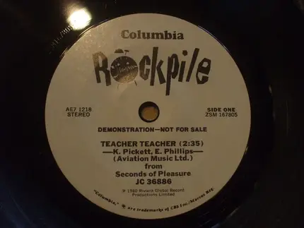 Rockpile - Teacher Teacher / You Ain't Nothin' But Fine