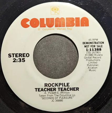 Rockpile - Teacher Teacher