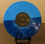 10'' - Rocky Votolato & Chuck Ragan - Kindred Spirit - Cyan w/ Royal Blue Half & Half w/ Cyan Splatter