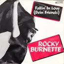 7inch Vinyl Single - Rocky Burnette - Fallin' In Love (Bein' Friends)