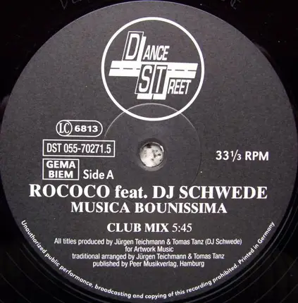 Rococo - Musica Bounissima