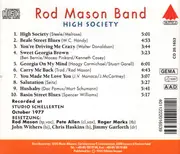 CD - Rod Mason Jazz Band - High Society
