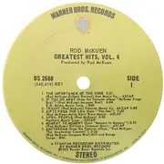 LP - Rod McKuen - Greatest Hits, Vol. 4