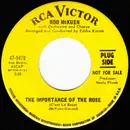 7inch Vinyl Single - Rod McKuen - The Importance Of The Rose (C'est La Rose) / The Single Man