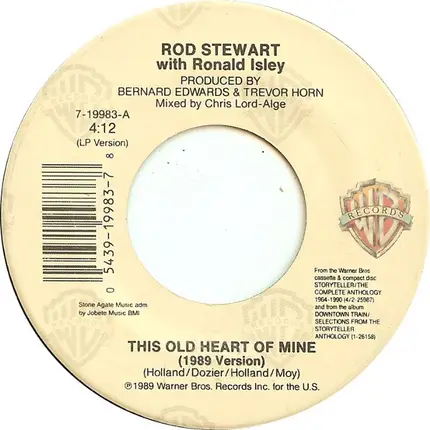 Rod Stewart With Ronald Isley - This Old Heart Of Mine